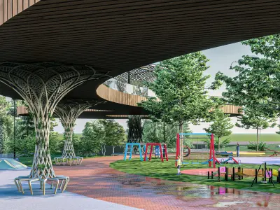 Urban Park  3D model