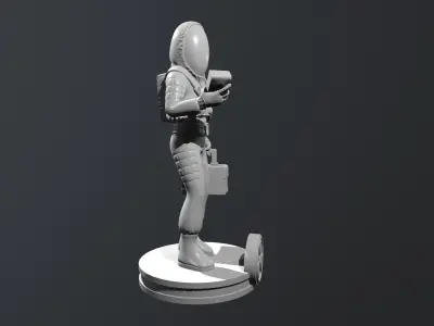 Chibi Artifact Researcher 3D print model