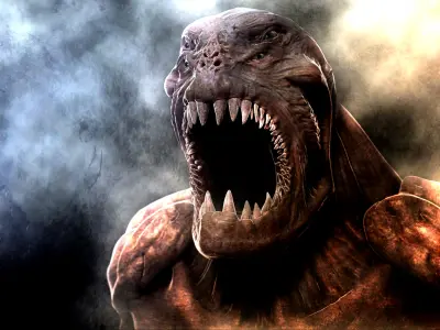 Cracken monster 3D model