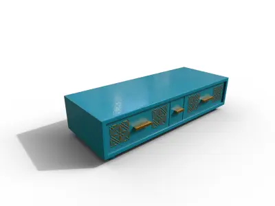 Pack 2 Modern Furniture 3D Model Low-poly 3D model