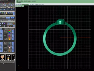 Orb Open Ring 3D print model