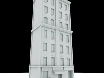 Nyc Building 07 Low-poly 3D model