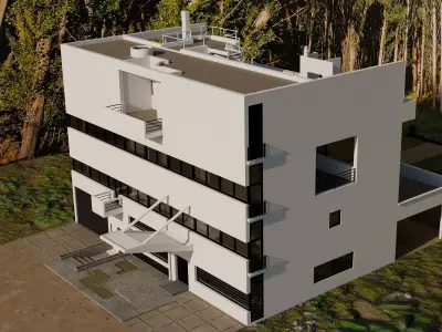 Villa Stein -Le Corbusier- 3D model