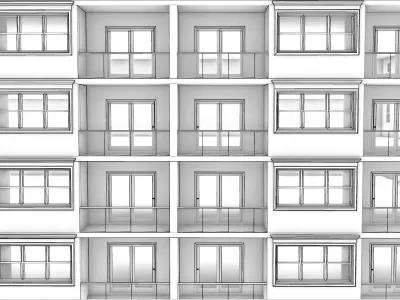 building apartment  3D model