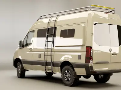  Mercedes Sprinter 4x4 Overlan Camper 