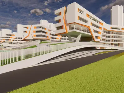 University School-B8 3D model