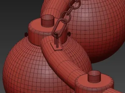 Arteriors Katie chandelier 3D model