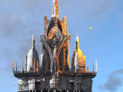 Minerva Tower 3D model