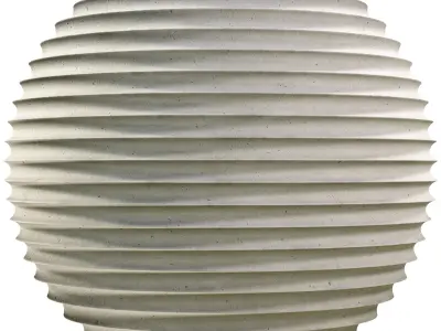 Fluted plaster 01 - Seamless Texture