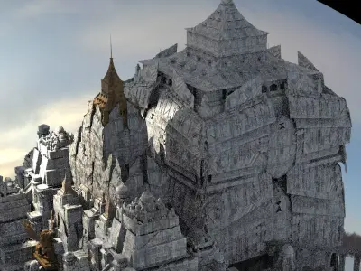 Celtic Great City Kit bash 3D model