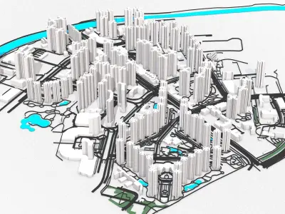 Hong Kong 3D model