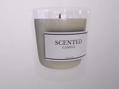 Home decorations-Scented Candle-PBR 3D MODEL  3D model