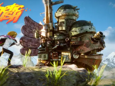 Howls Moving Castle Fully Custom Rigged Studio Ghibli 3D Model  3D model