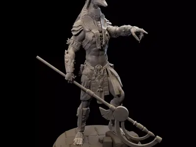 Anubis Warrior 3d print 3D print model