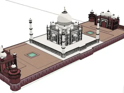 Architecture-Religion-God-Culture-Temple-0267 taj mahal 3D model
