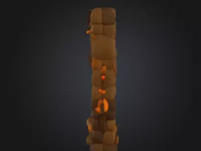 Enchanted Entryway Low-poly 3D model