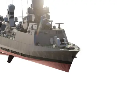 Modern Navy Corvette 3D model