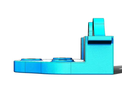 Pipe Bench - Morsa de Tubo 3D model