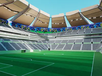 King Salman International Stadium 3D model