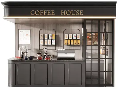 COFFE SHOP NO45 A 3D model