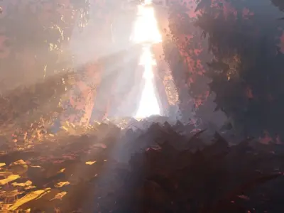 Abandoned Infinite Architectural Maze Concept Environment  Low-poly 3D model