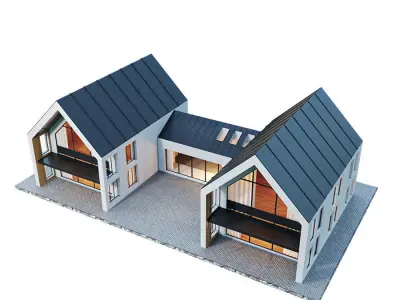 MODREN HOUSE N8 3D model