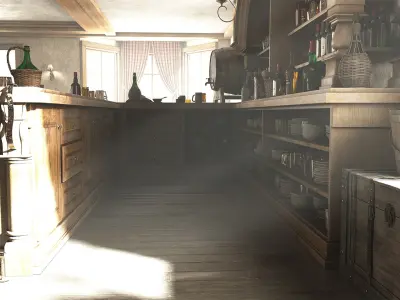  Old Western Bar PBR Textures 