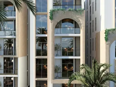 3D Exterior Facade Eastern Province Dammam KSA 3D model