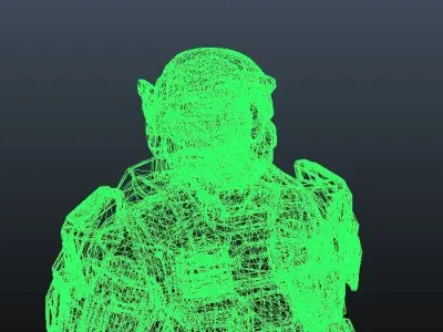 Spartan MKV Low-poly 3D model