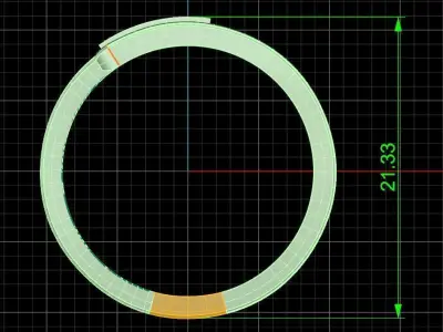 Jewelry ring 459 3D print model