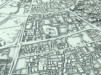 Doha City Qatar 3D print model