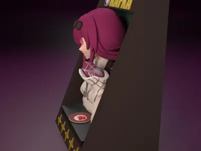 Kafka Light Cone from Honkai Star Rail  3D print model