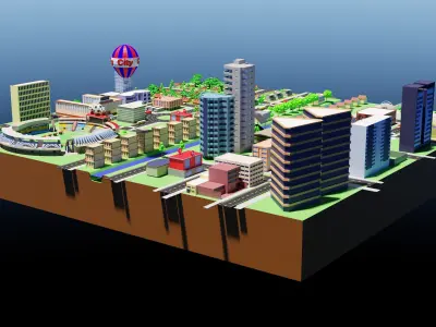 dream city 3D model