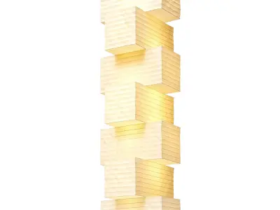 Akari 36N pendant light 3D model