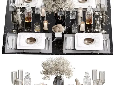 Table Set 14 3D model