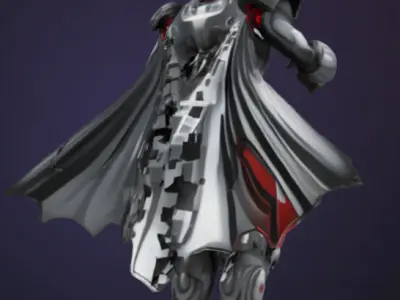 3D Robot Character 3D model