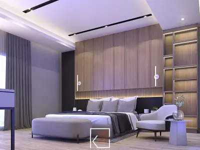 Design Interior Master Bedroom 3D model