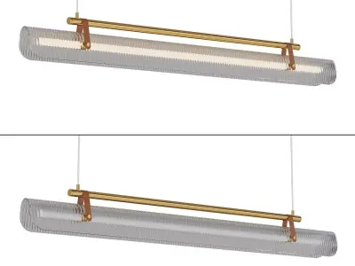 Acrylic Nami Pendant Island Light 3D model