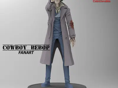 Cowboy Bebop Vol 2 - Spike full figure 3D print model