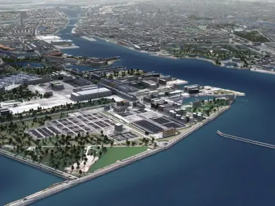 Copenhagen Denmark Low-poly 3D model