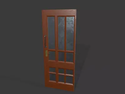 Door L Low-poly 3D model