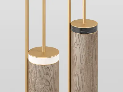 Portland floor lamp 3D model