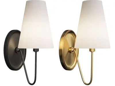 BERKSHIRE SINGLE SCONCE Low-poly 3D model