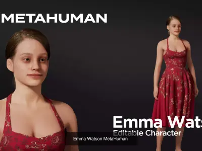 Super Likeness Metahuman Characters 3D Model Pack