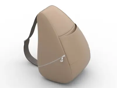bag - crossbody bag Low-poly 3D model