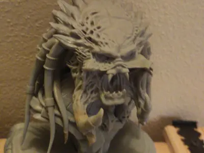 Predators 3D model 3D print model statue of creature on shelf 3D print model