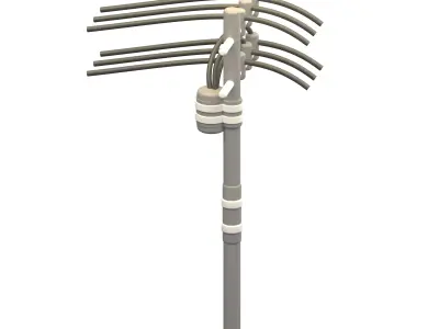 Electricity pole 3D model