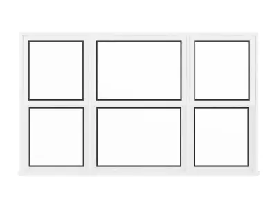 White Window 05 3D model