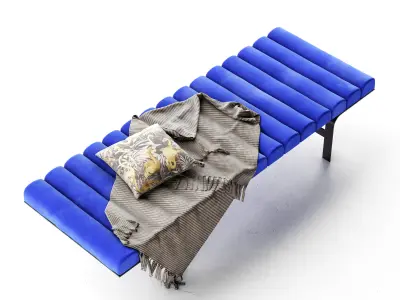 Lofton Bench Low-poly 3D model