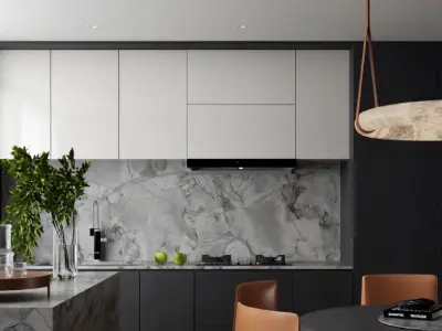 apartment interior scenes   3D model 4